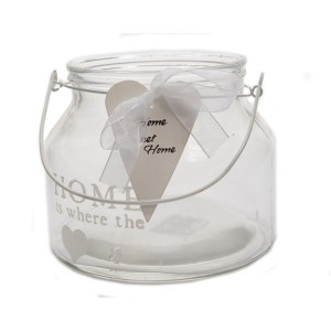HURRICANE GLASS CLEAR WITH HANDLE 15.5x12cm